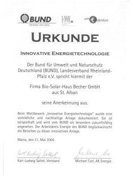 BUND Innovativ 2005